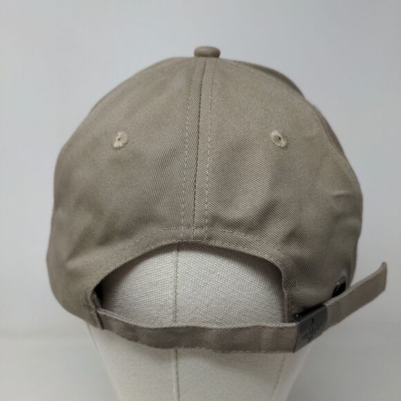 Mohegan Sun Men's Slideback Hat Tan Adjustable Embroidered Logo 100% Cotton - Picture 5 of 7